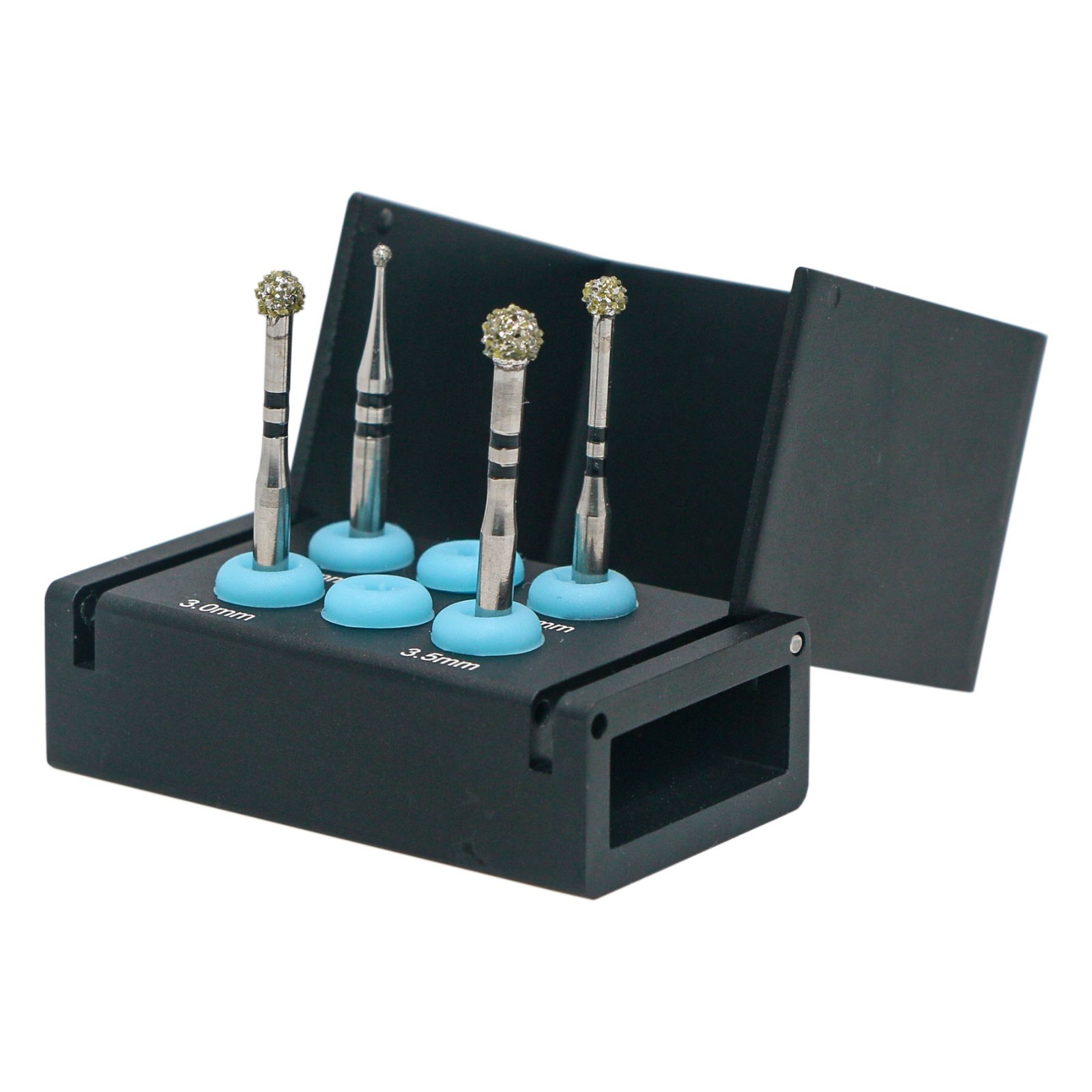 Dental Degranulation Burs Soft Tissue Removal Implant Surgery 1.0–3.5mm 4pcs Kit