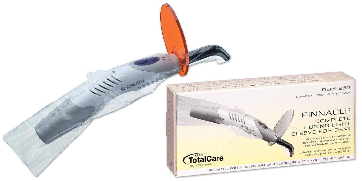 Kerr Pinnacle Dental Complete Curing Light Sleeve For Demi DEMI-250 250/Bx