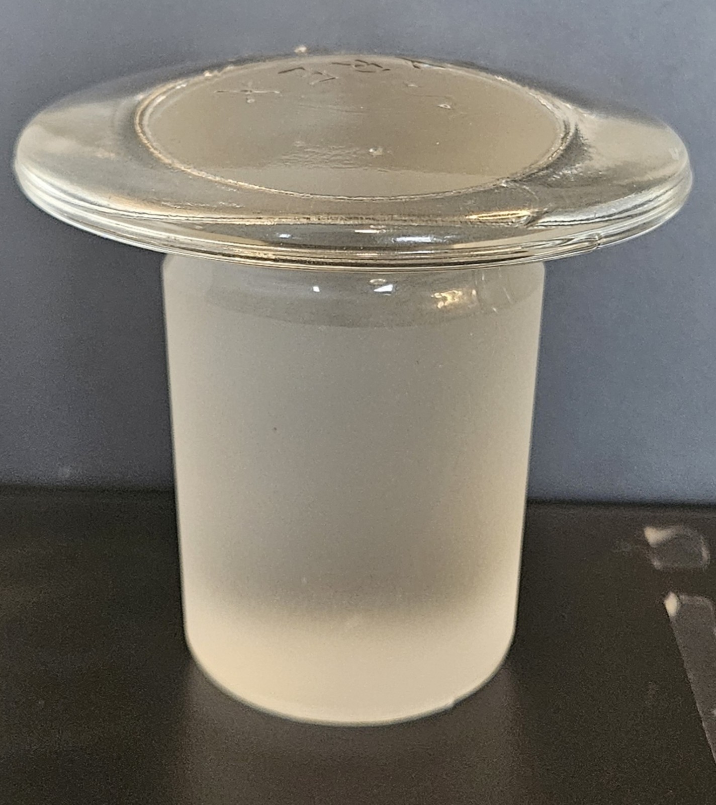 ■ Corning Pyrex Flathead Solid Glass Stopper #45 $FREE SHIPPING $