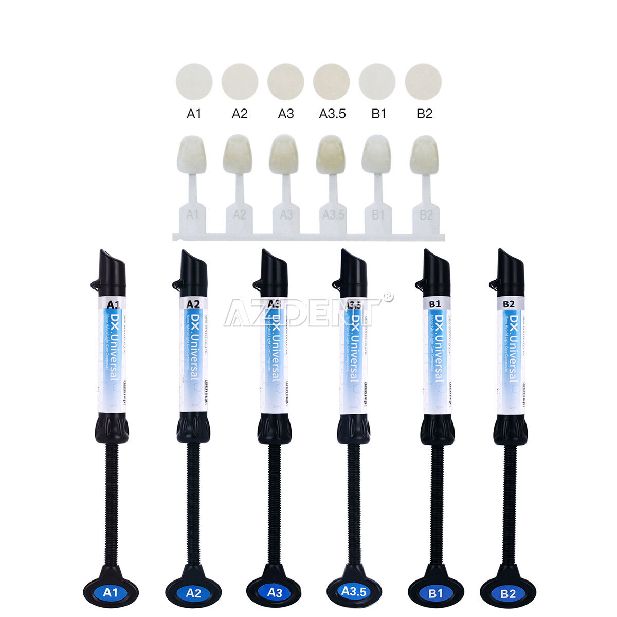 Dentex Dental Universal Light Cure Composite Resin Filler Material 4g/Syringe