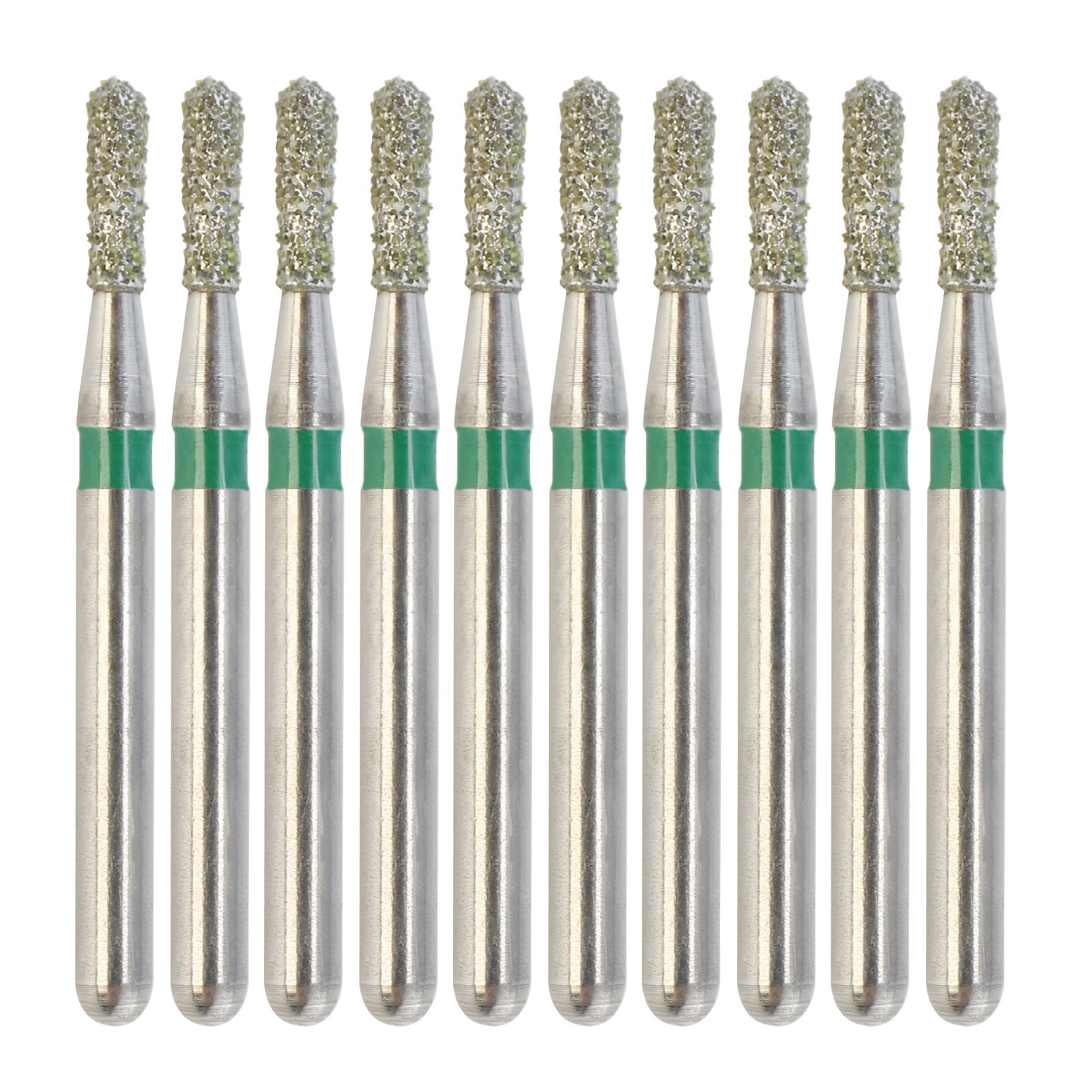Multi-Use Dental Diamonds Pear FG Burs 830 830L Medium Coarse Grit High Speed
