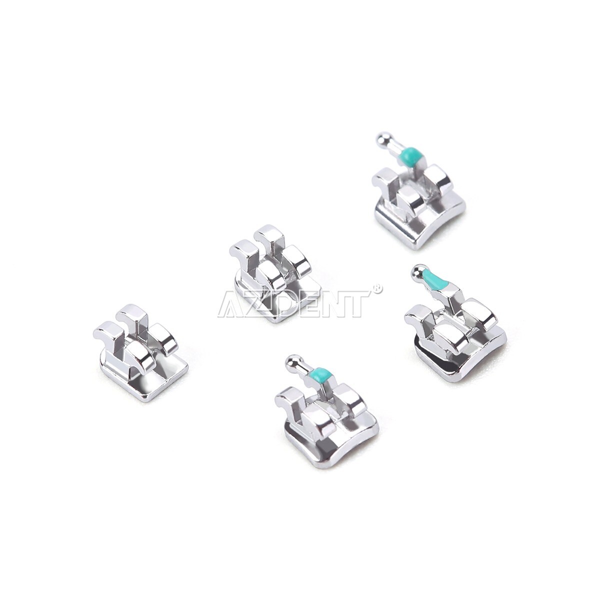 Dental Orthodontic Brackets Braces Mini Roth 0.022″ 3-4-5 Hooks MIM Monoblock