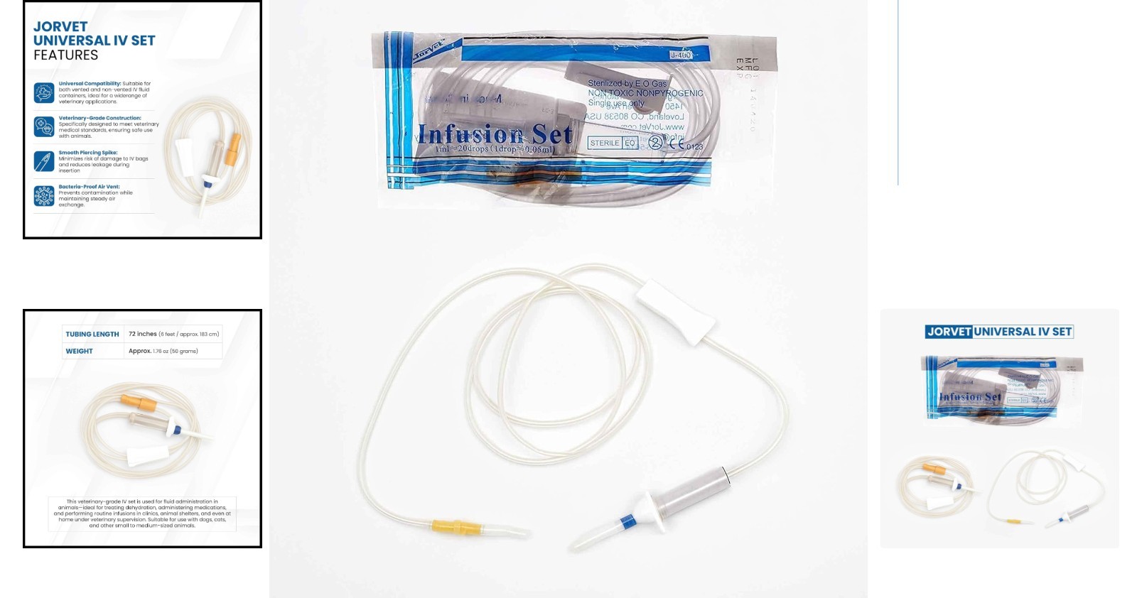 Reliable Veterinary IV Set – Enhance Pet Care with Safe Fluid Delivery Solutions