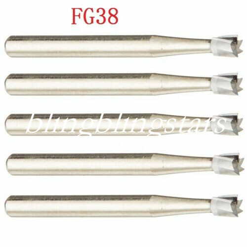 10 Pcs/Box Dental Carbide Burs Inverted Cone For High Speed Handpiece FG 34-41