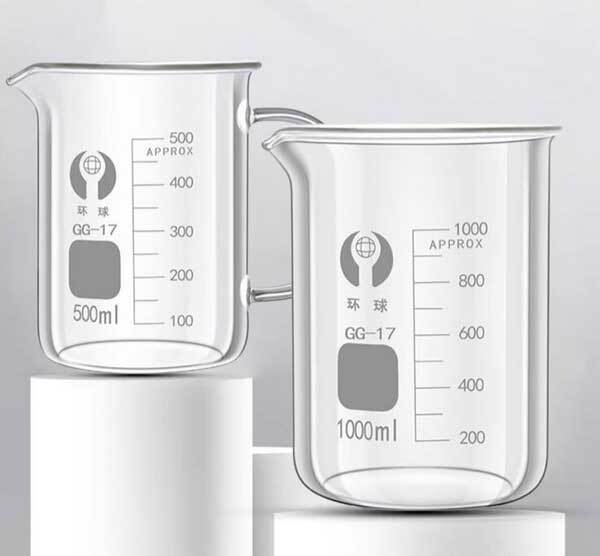 5ml-3000ml Laboratory Borosilicate Glass Beaker Hi Chemistry stability Glassware