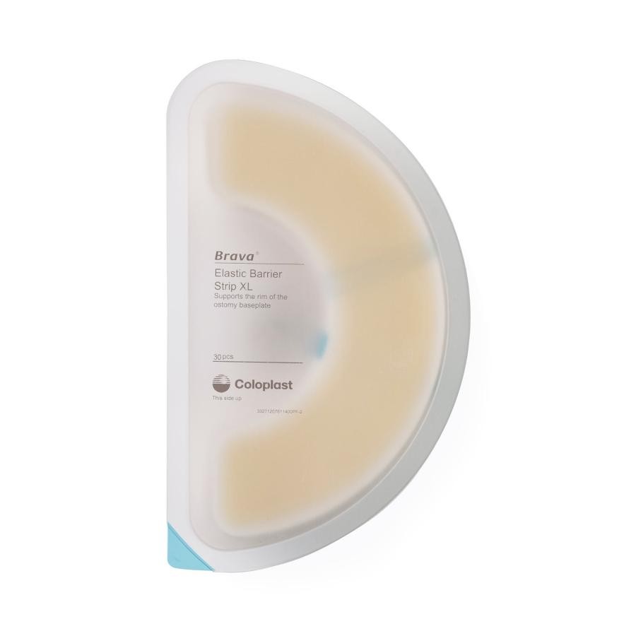 Coloplast Brava Barrier Strip .5 Curve XL Moldable Adhesive Hydrocolloid, 30 Ct