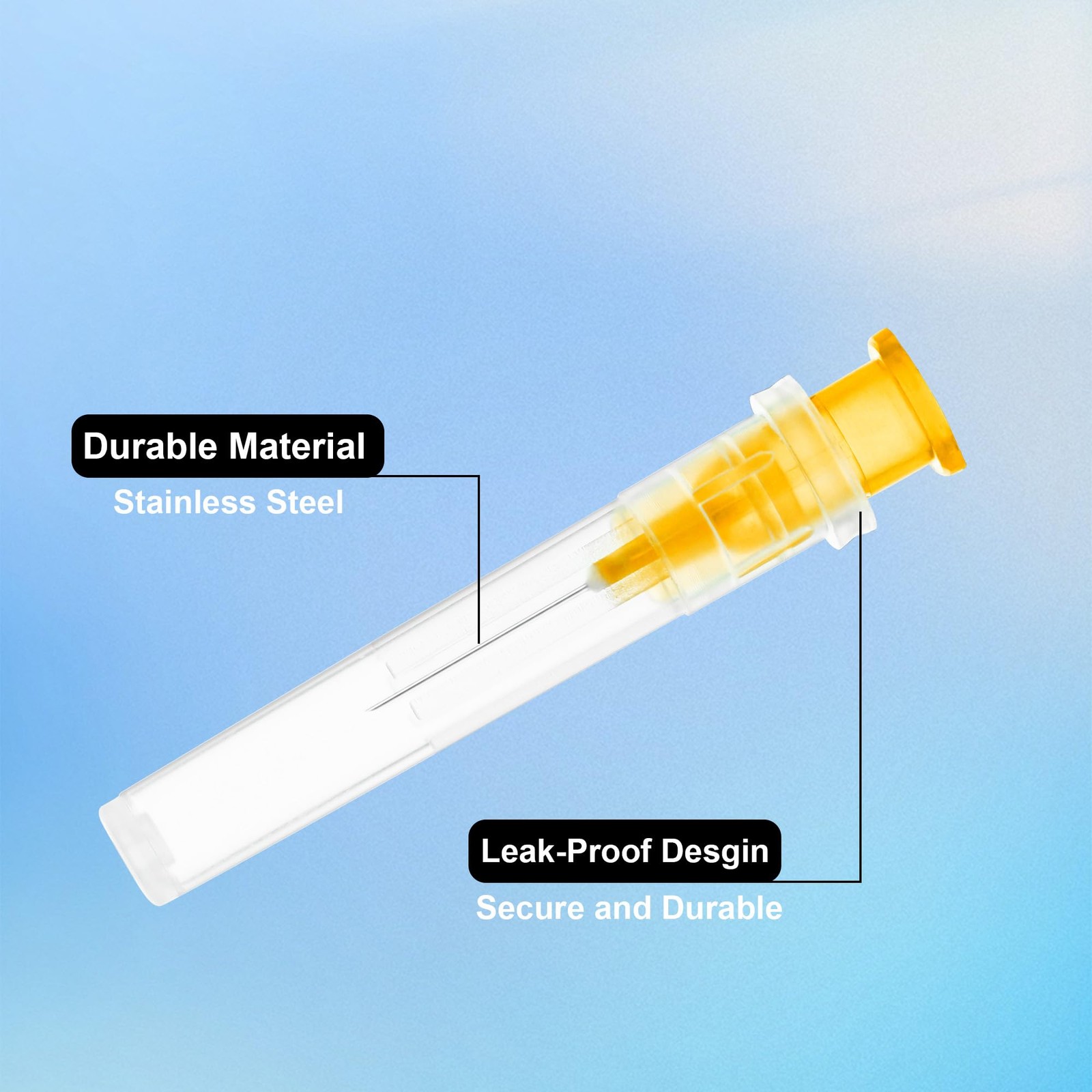 25G Luer Lock Needle 1 Inch Dispensing Tools, Disposable Individually Sterile…