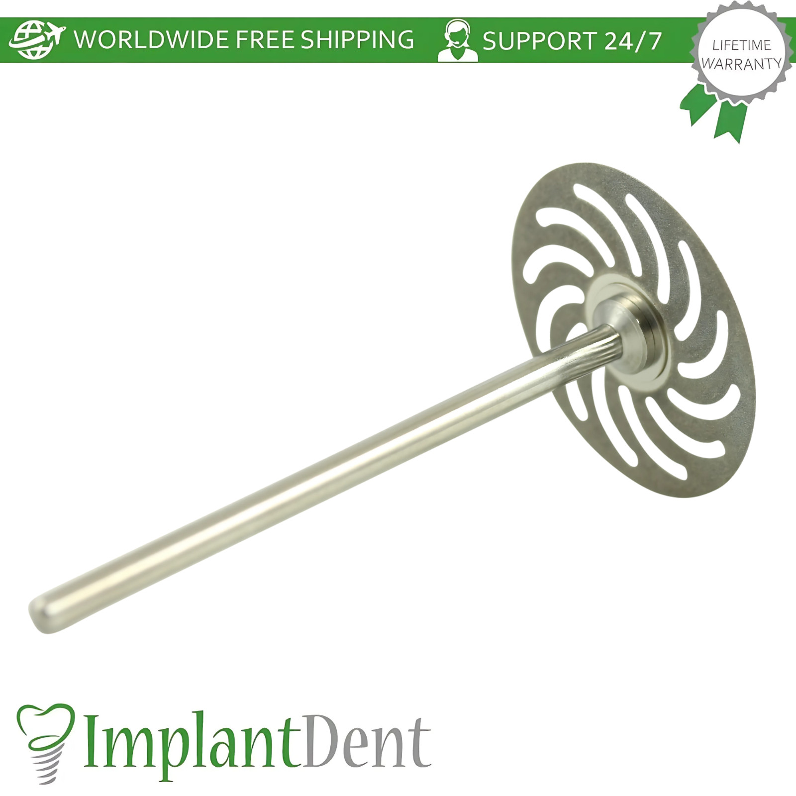 MDT Dental Extra Fine Grit Diamond Coated Double Sided Super Flex Disc Ø22mm