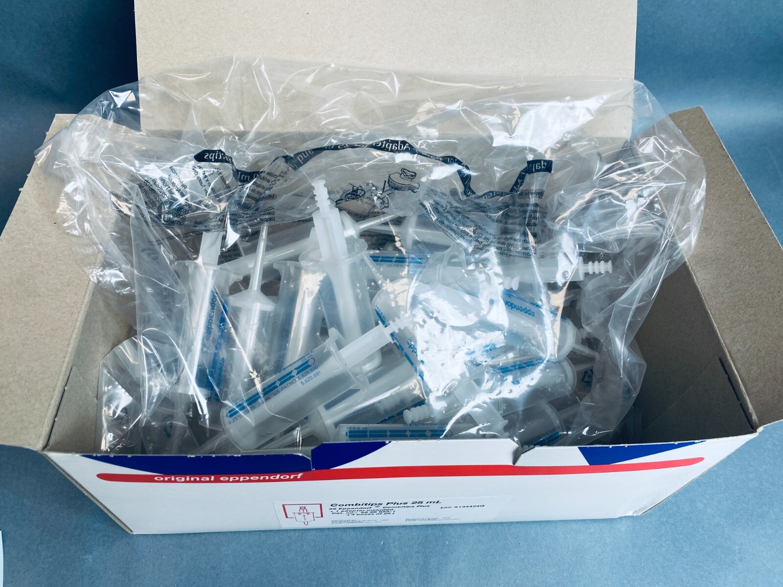 Eppendorf Combitips Plus 25 ml with Adapter Total of 100 Tips
