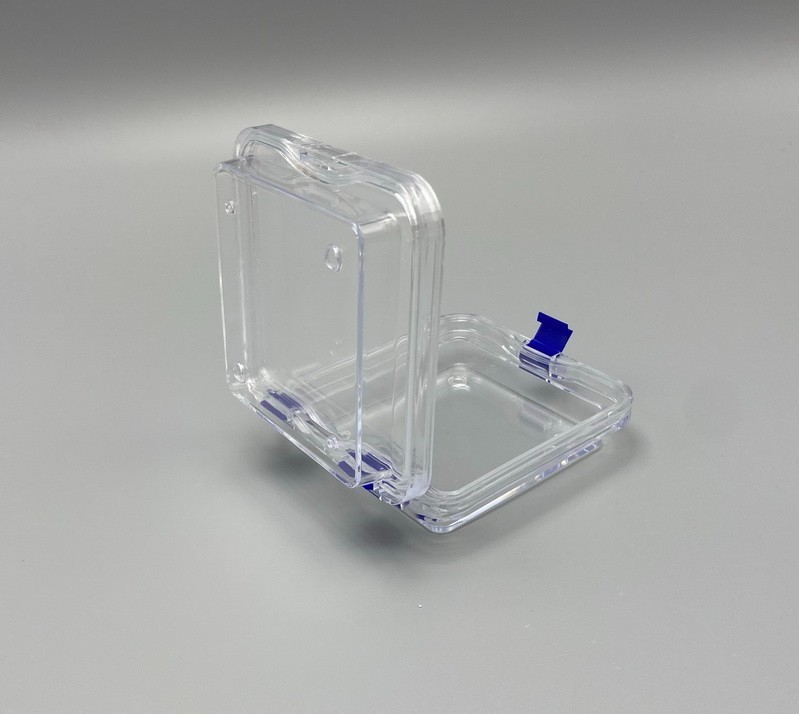 Plastic Transparent Dental Box Denture Storage Box with Film Membrane for Crown