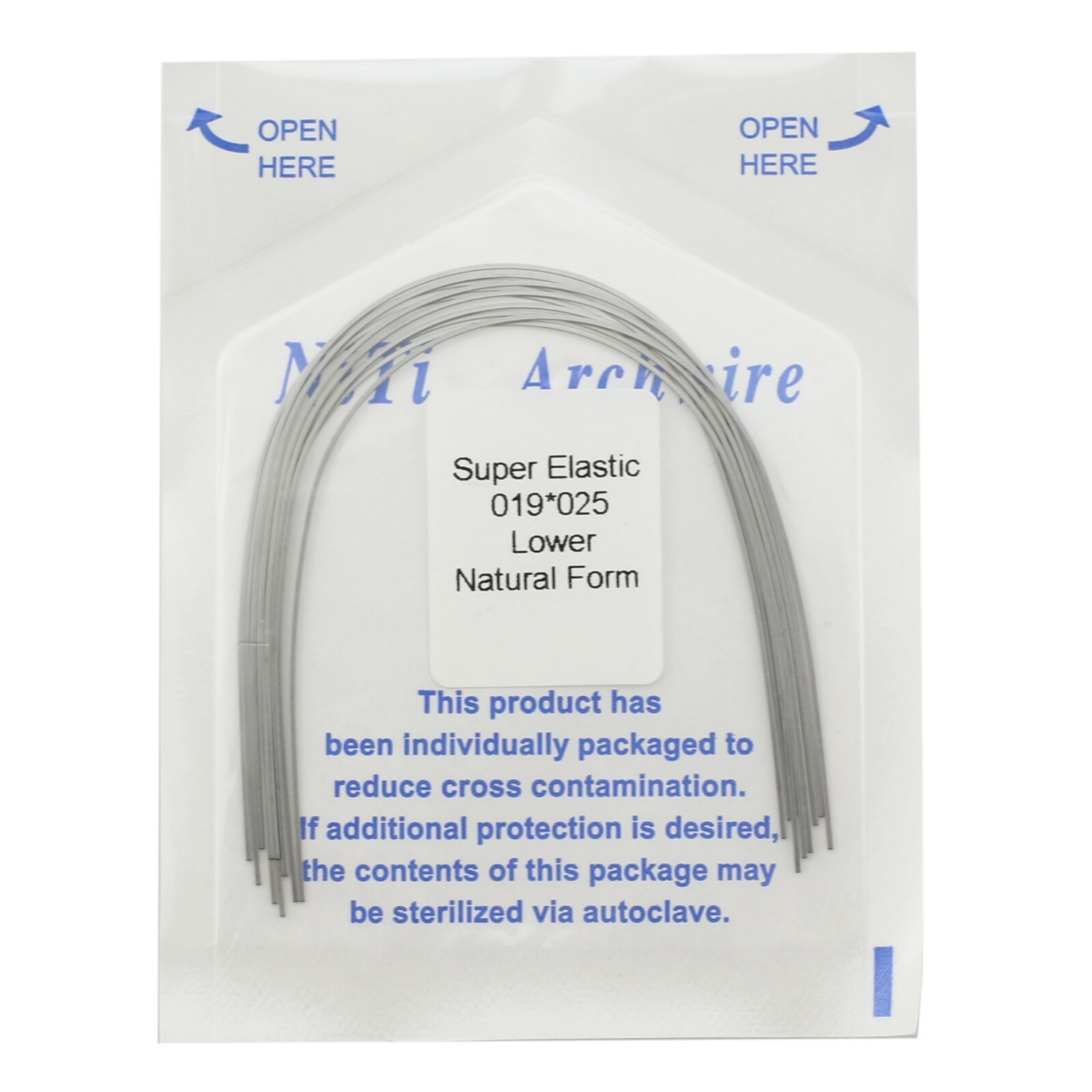 Orthodontic Arch Wires Dental Niti Super Elastic Rectangular Natural Ortodoncia
