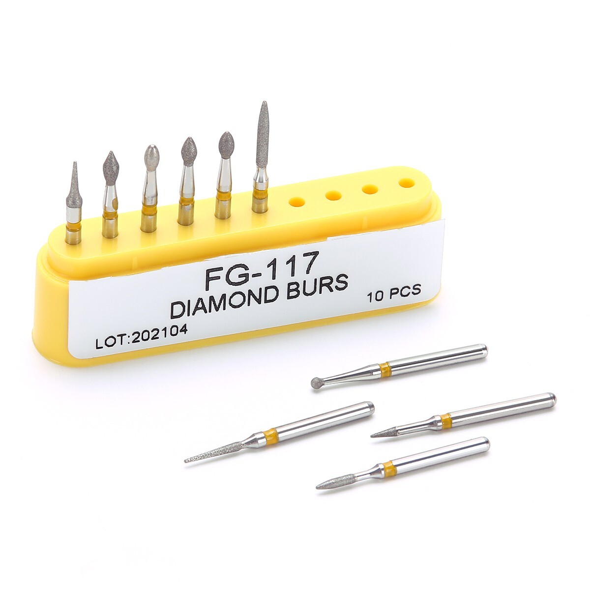 Dental High Speed Diamond Bur FG Composite Repair Kit 10pcs/kit FG-117