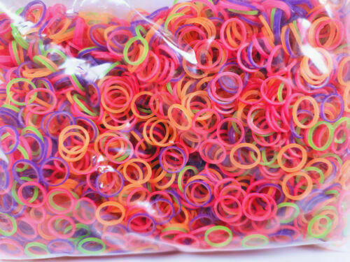 5000Pcs/Pack Dental Super Elastic Rubber Band Colorful ties 2.5/3.5/4.5/6.5OZ