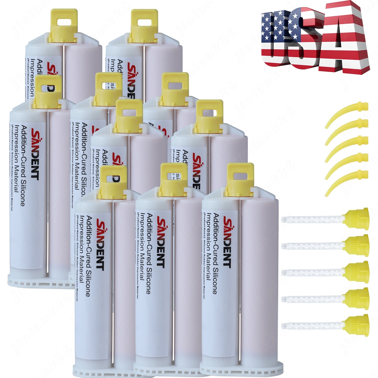 New Dental Impression Material Light Body Fast Rapid Set VPS 50 ml Cartridges
