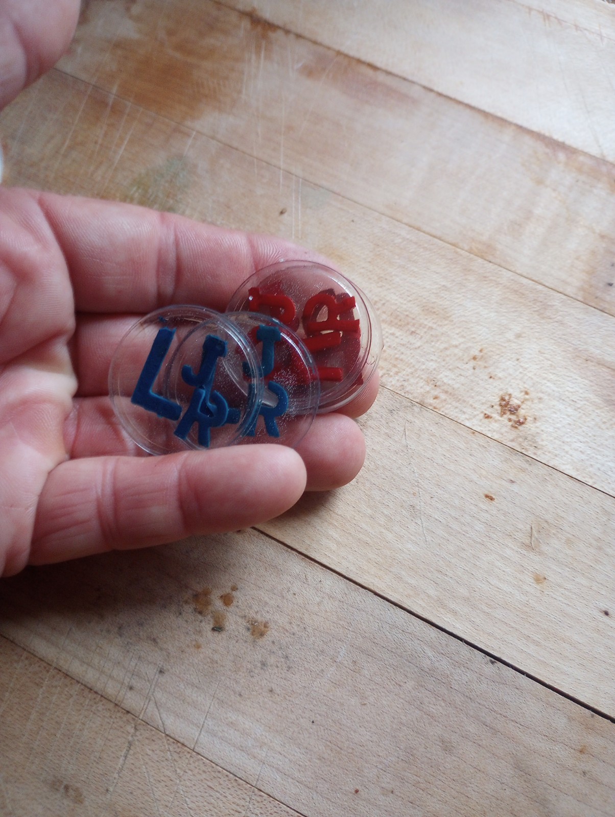 Xray Markers With Initials JR Two Sets Red And Blue