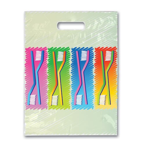 Specialty Bags 250 Count Neon Brushes, 9″ x 13″, 250/Pkg.