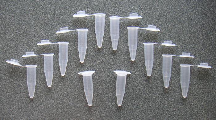 25 – 1.5 ml Graduated plastic Microcentrifuge vials tubes w/ attached caps