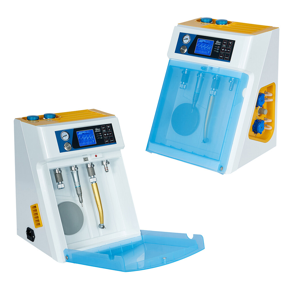 Dental Handpiece Cleaning Oil Lubricating Machine with 4 Interface 4 Hole HP-420