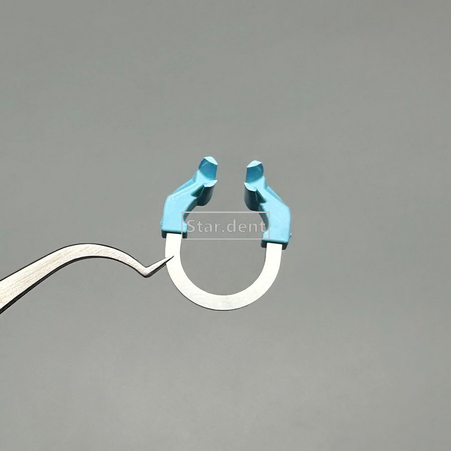 Dental Sectional Matrix Clamps Metal Ring Ni-Ti Bands Retainer Matrices Clips