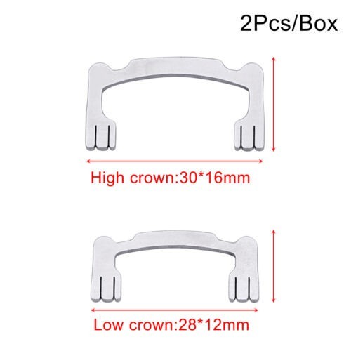 2pcs Dental Polishing Strips Resin Sanding Finishing Strip Stick Holder Low+High