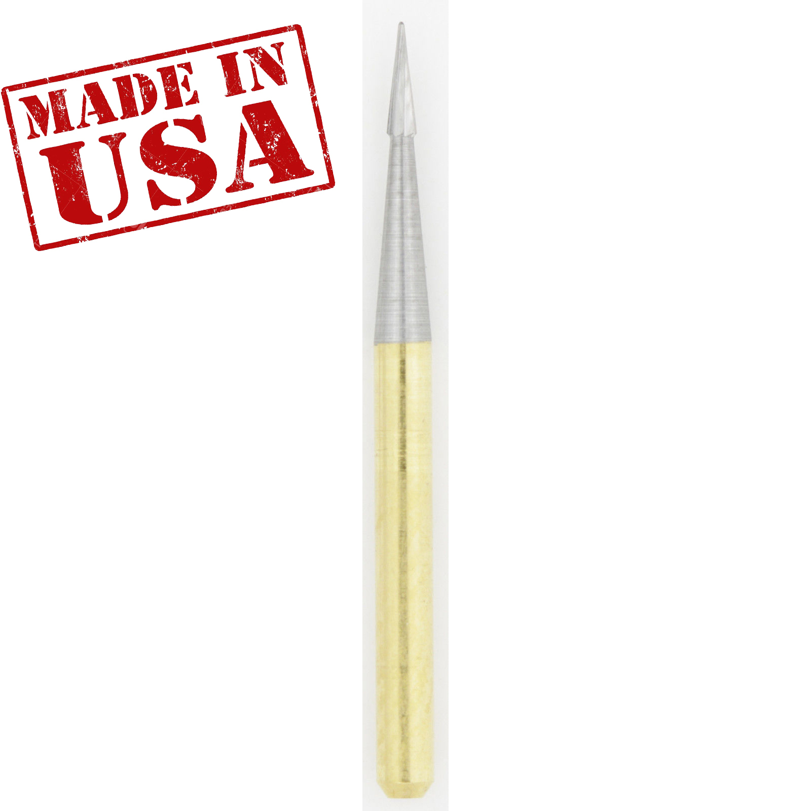 Carbide Burs 12BLADE TRIMMING & FINISHING EF3 Made in USA Top Quality (100-10)PK