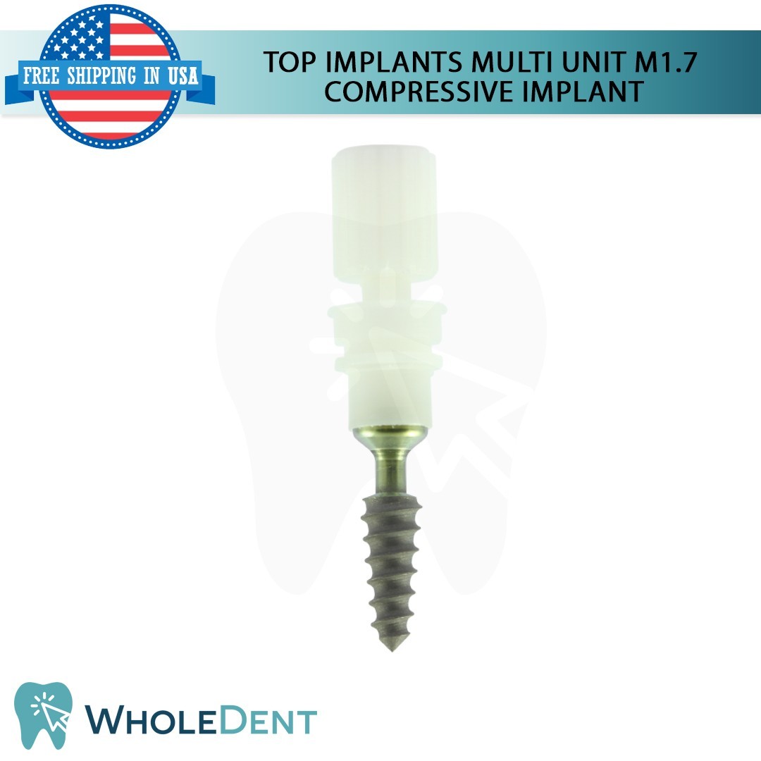 X10 Dental Multi Unit M1.7 Compressive Monoblock Fixture Titanium Sterile SLA