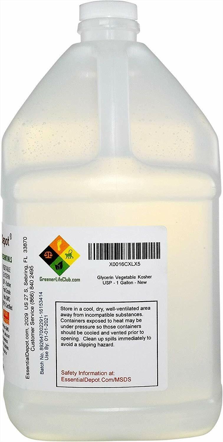 glyCUBE – 4 gallons PALM DERIVED Vegetable Glycerin