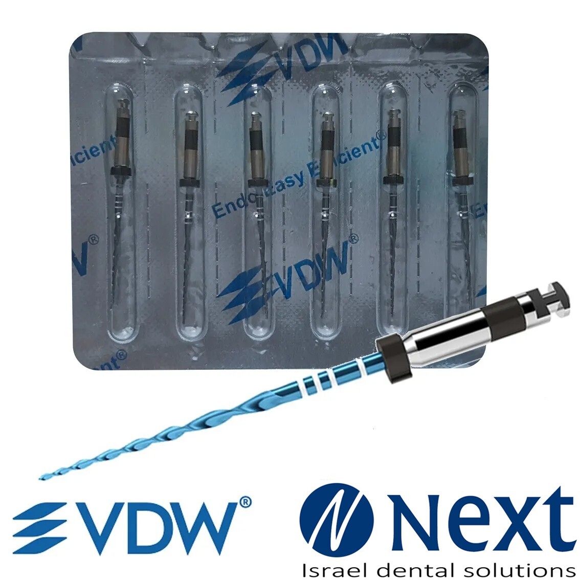 Dental Endo Files Reciprocating Thermal Root Canal Niti Rotary 25 mm L25 R40