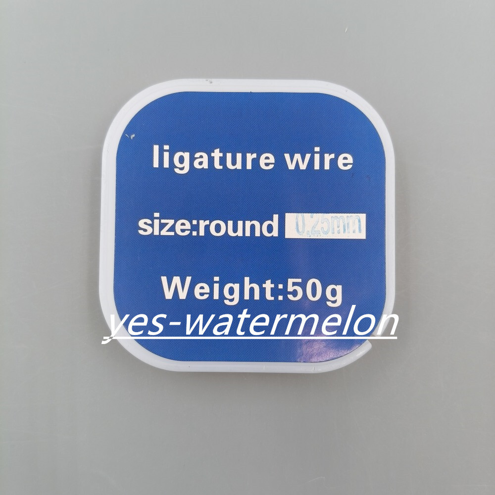 50g Dental Medical Wire Line 0.2/0.25/0.3mm 50g Plastic And Stainless Steel Roll