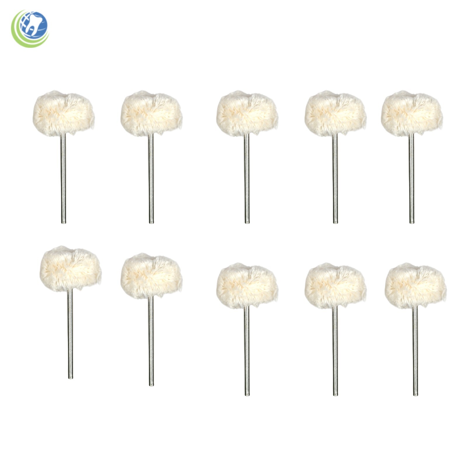 Dental Cotton Polisher Buffing Yarn Polisher Polishing Wheel Rotary Tool 2.35mm