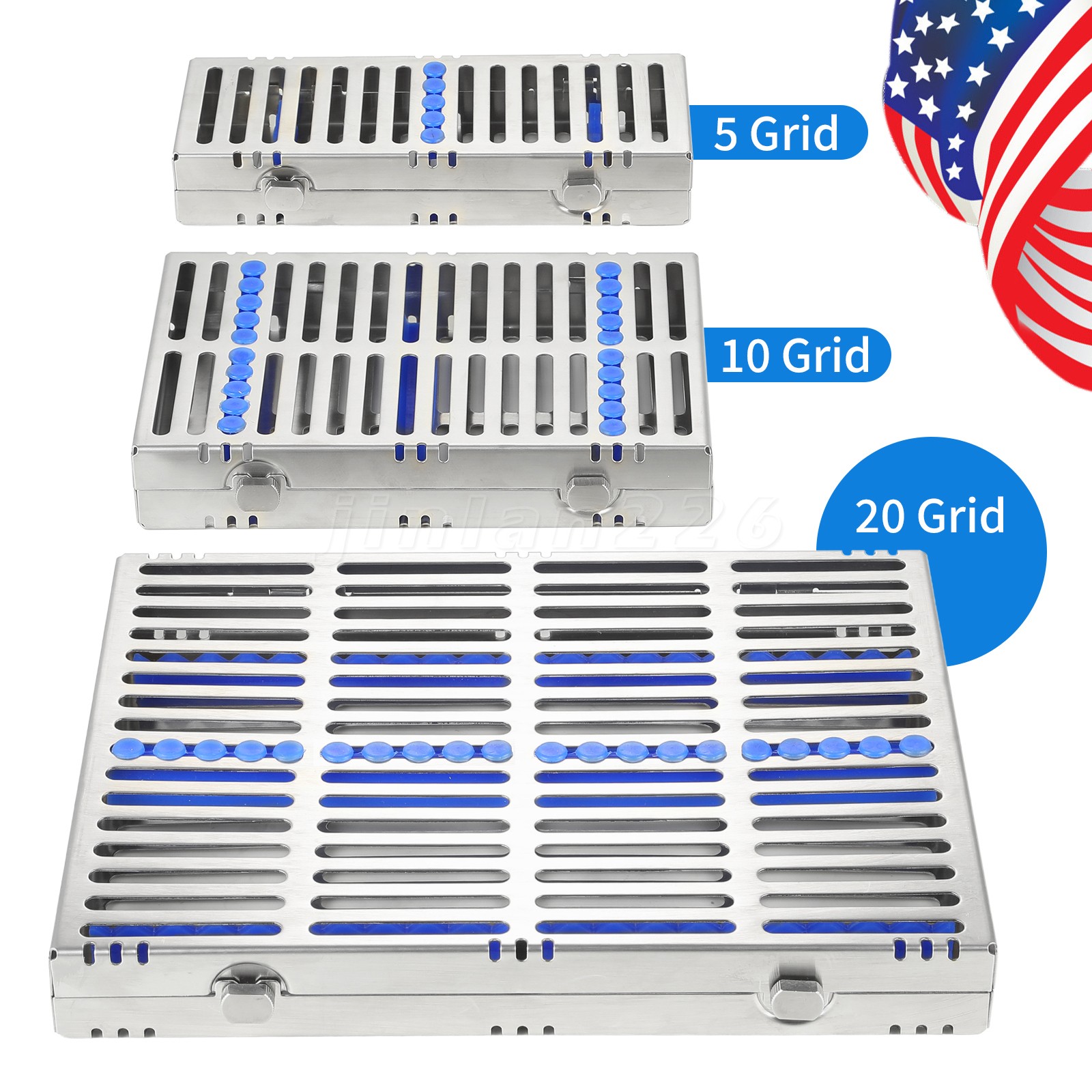 Surgical Dental Instruments Cassette Tray Sterilization Box