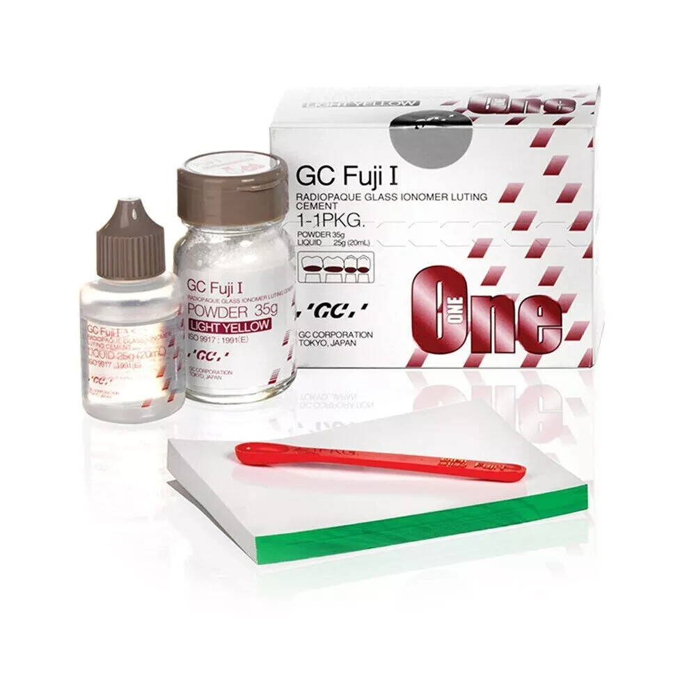 GC Gold Label Fuji 1 Radiopaque Luting & Lining Glass Ionomer Cement (Free Ship)