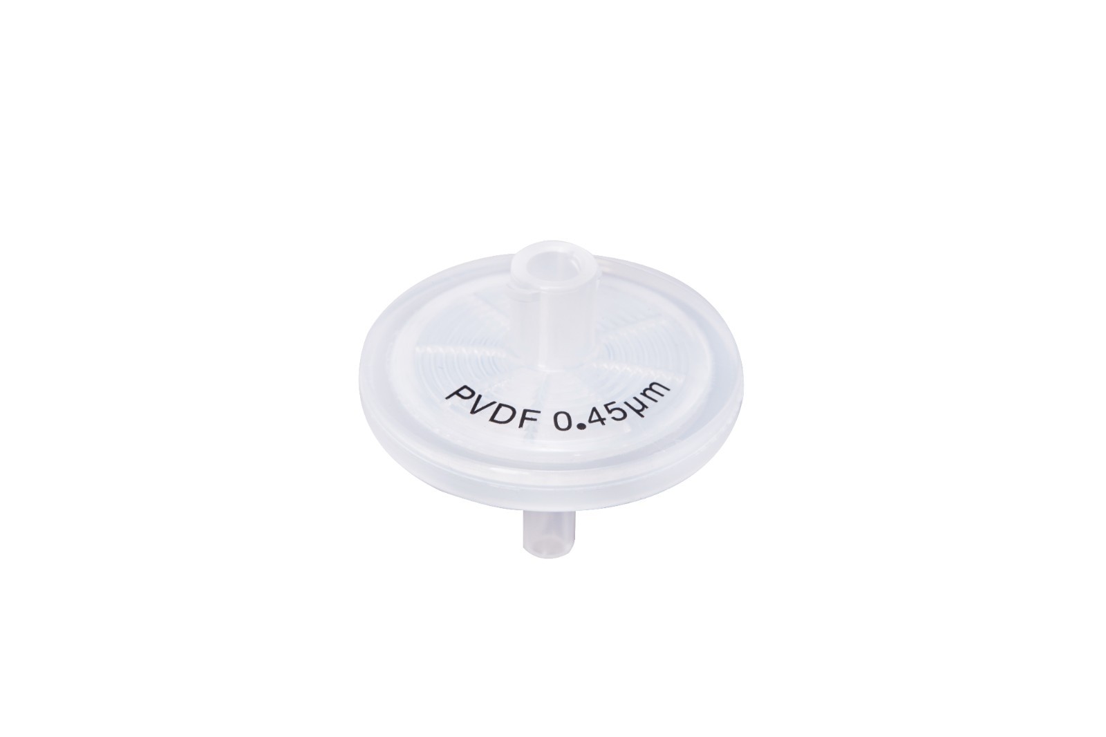 Hydrophilic PVDF Syringe Filter 25mm 0.22um/0.45um 100Pcs Lab Biological