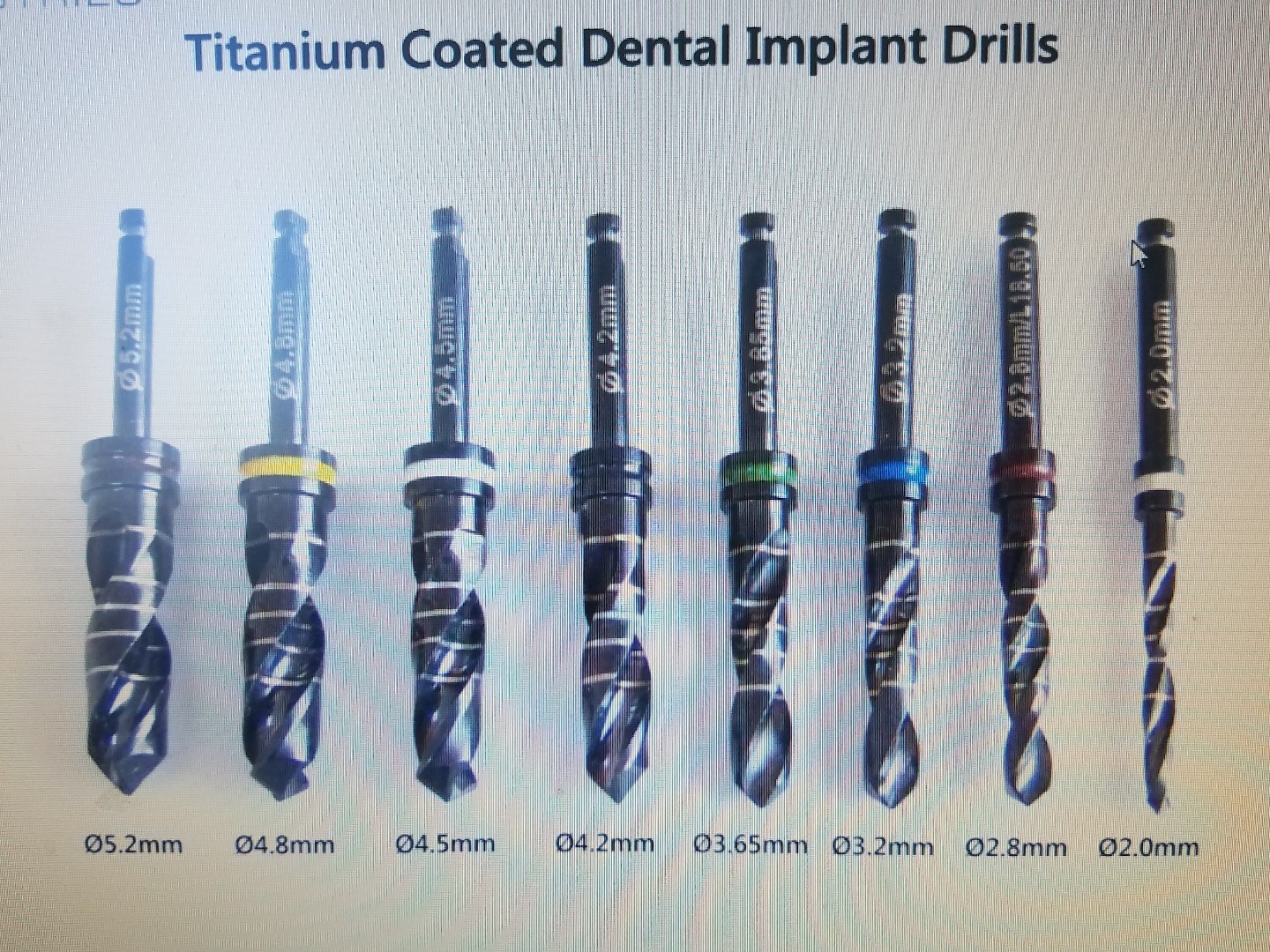Dental Conical Drill for Implants ALL Sizes Available AB MIS Zimmer External
