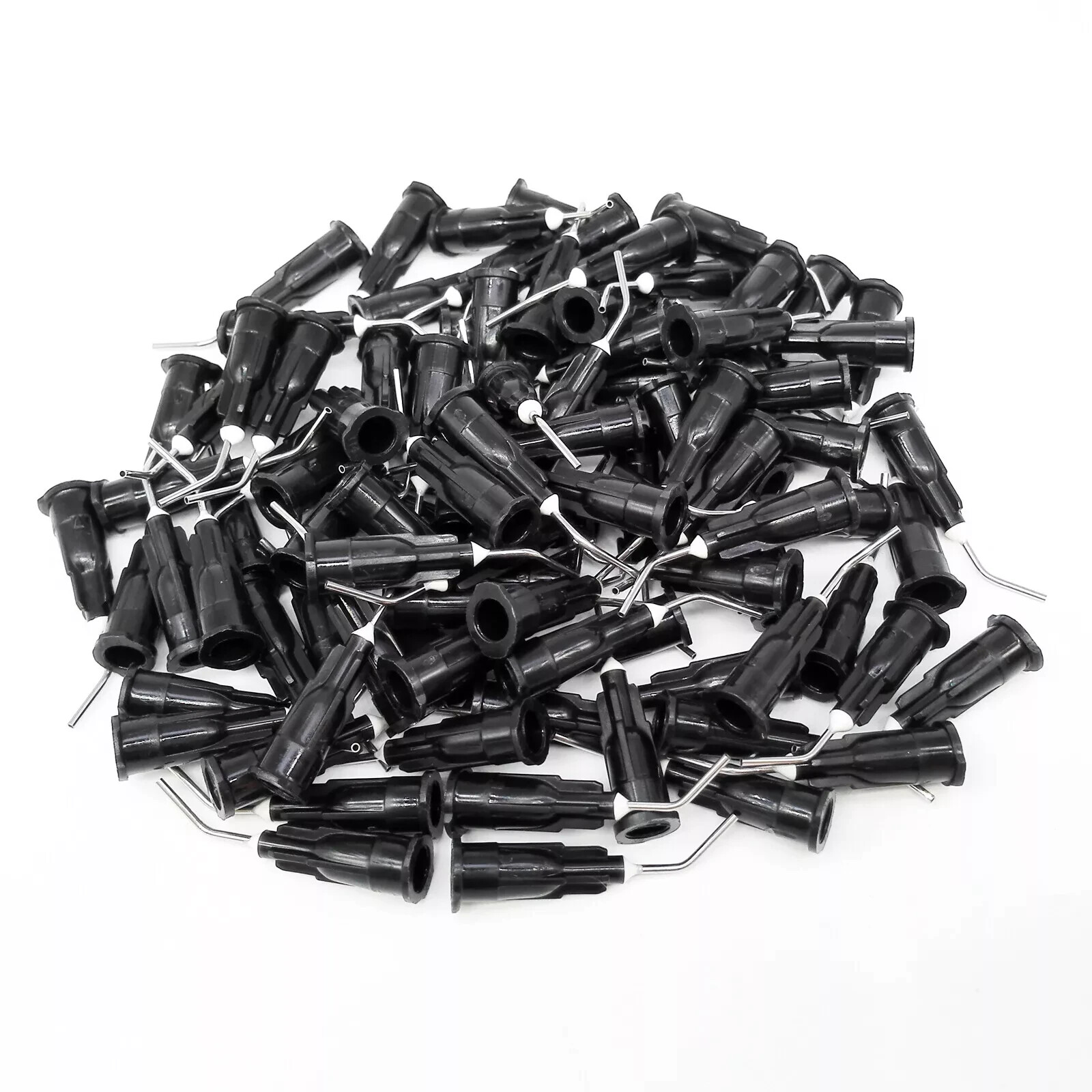 Dental Pre Bent Tip Etchant Needle Tips for Etch Gel Composite Flow Applicator