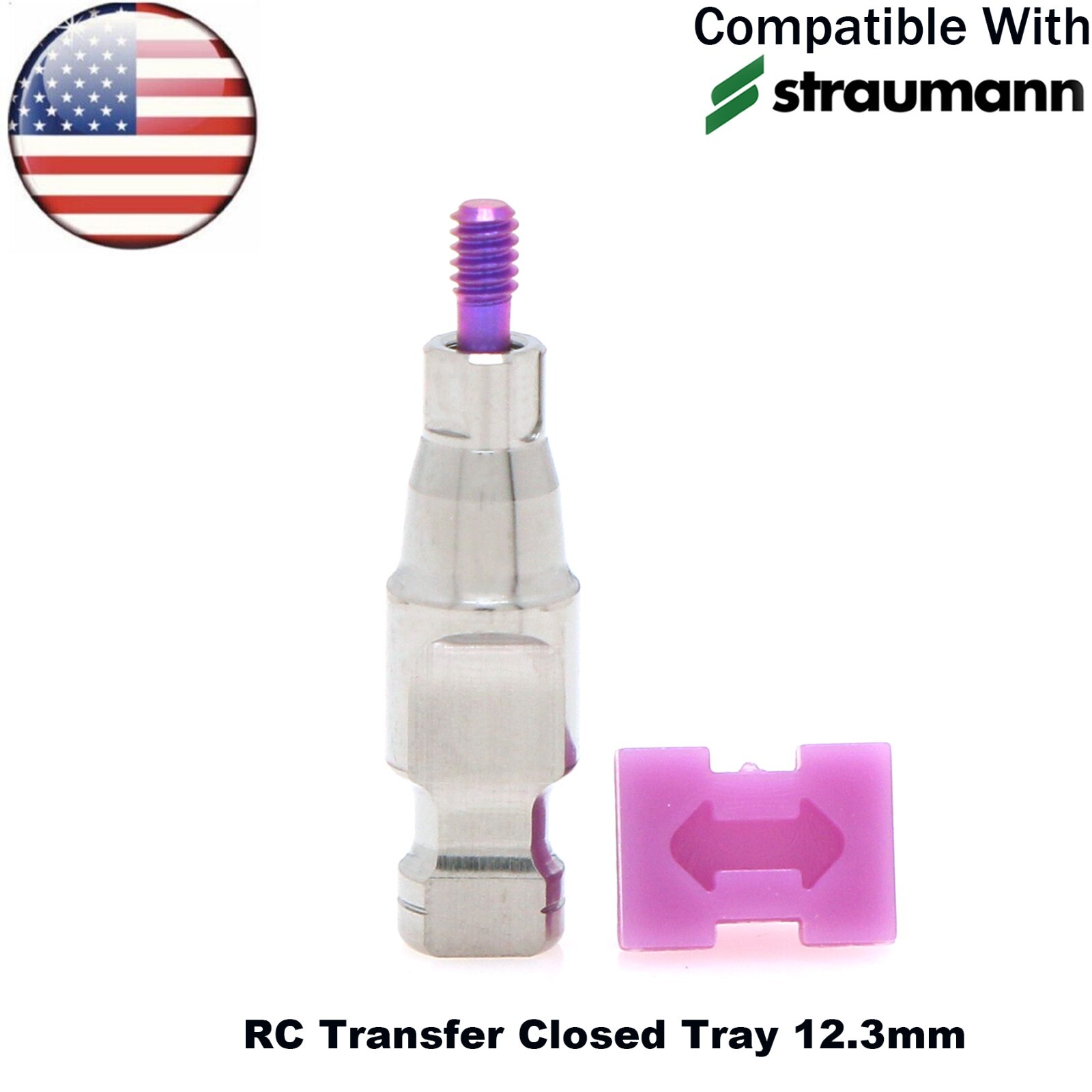 US Dental NC/RC Transfer Open/Closed Tray Impression Coping Fits Straumann ITI