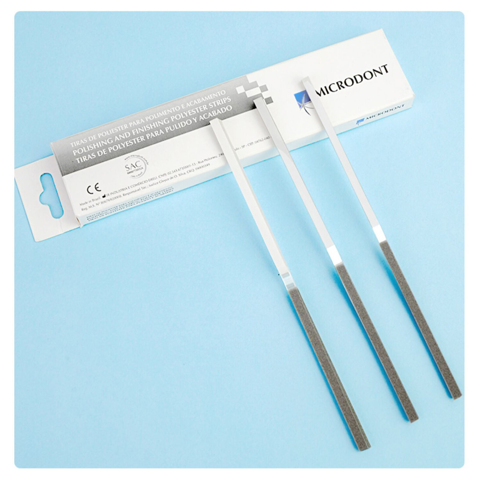 Dental Composite Polyester Polishing & Finishing Strips 4 MM FINE/MEDIUM 100pcs