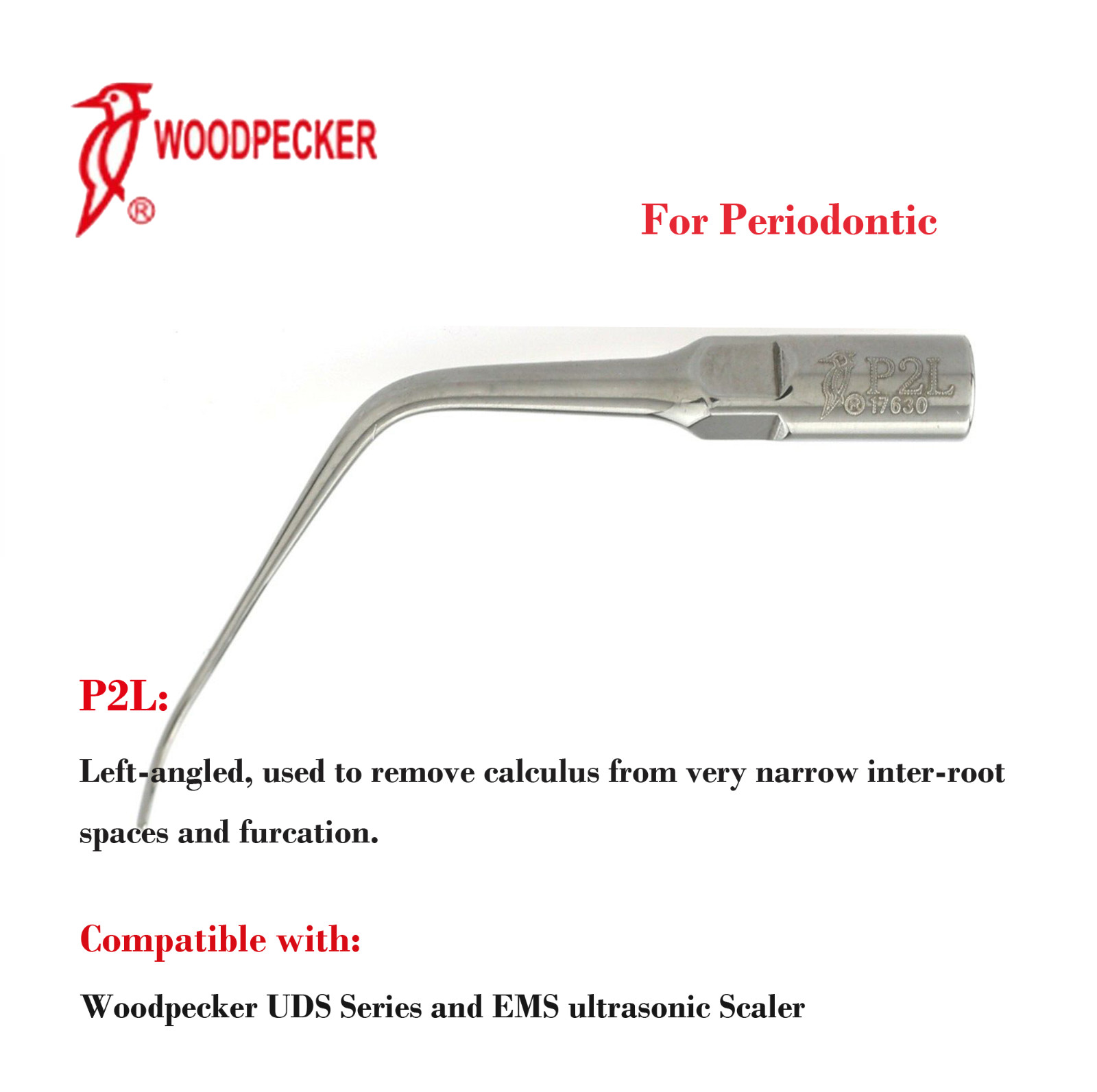 Woodpecker DTE Dental Ultrasonic Piezo Scaler Tips Endo Perio Scaling EMS Satele