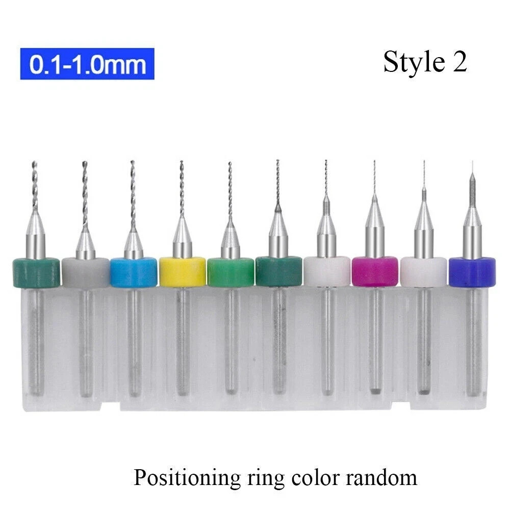 6 Types Dental CNC Engraving Burs Tungsten Carbide Steel Twist PCB Drill Bit Set