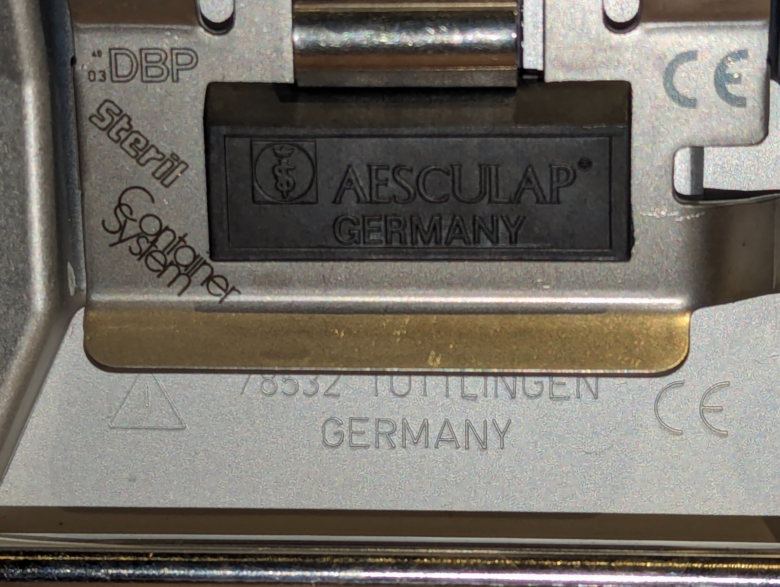 Aesculap SterilContainer aluminium tool box – 78532 JK701, JK789 lid, A grade