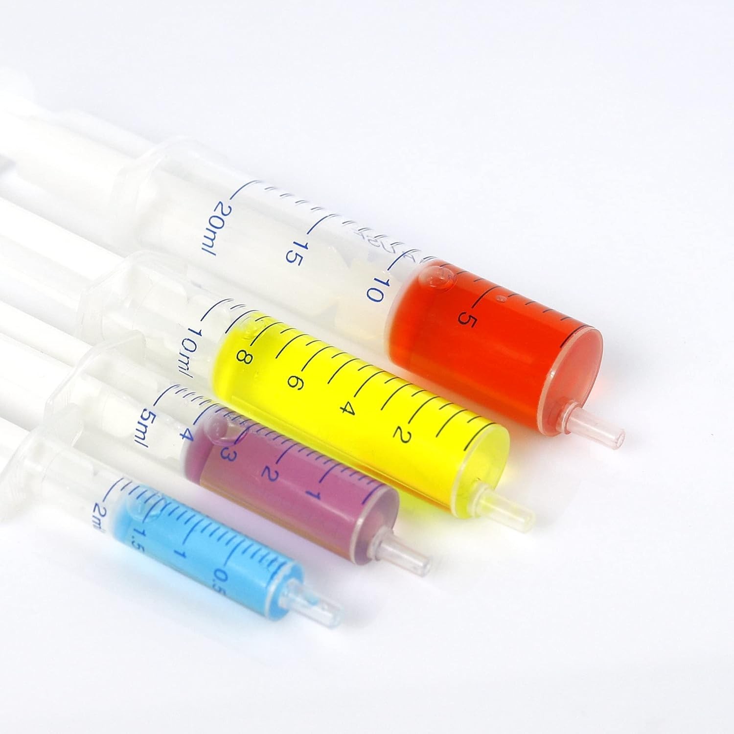 50 Pack 20 ml Plastic Syringe, luer Slip Syringe, Used in Scientific Laborato…
