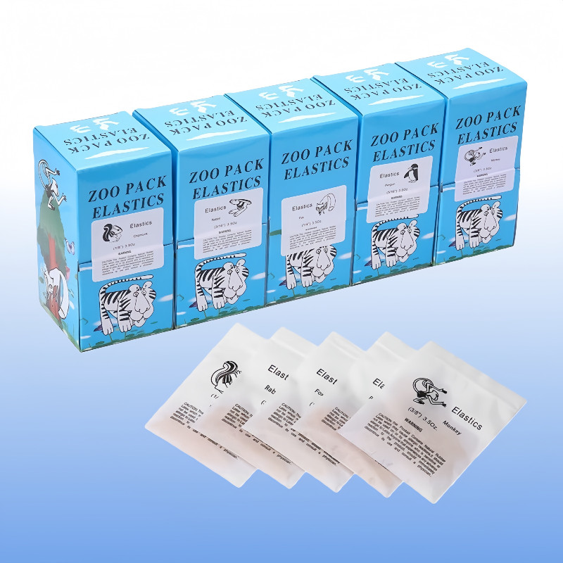 Dental Ortho Elastics Latex Braces Orthodontic Rubber Bands 5000Pcs/kit 15Sizes