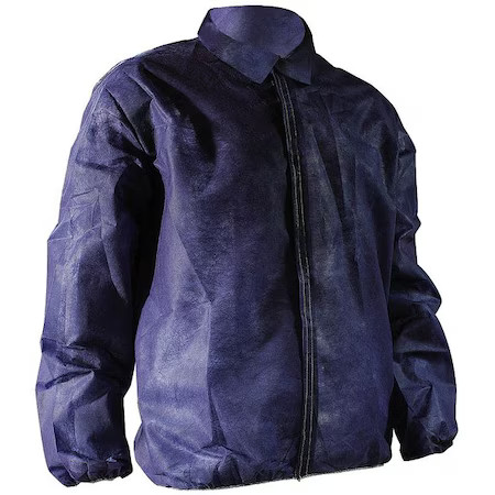 Cellucap 6512Ebhlx Disposable Lab Coat, Polypropylene, Hook-And-Loop Closure,