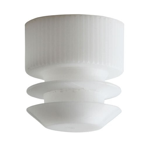Test Tube Cap, Flange Type, 16mm, White, Karter Scientific 208D2 (Pack 1000)