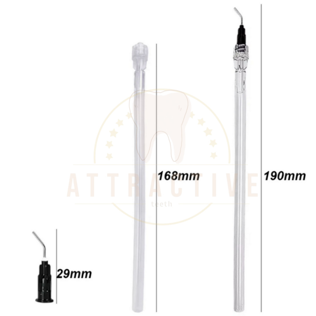Dental Disposable Saliva Ejector Aspirator Suction Pre-bent Irrigation Tips