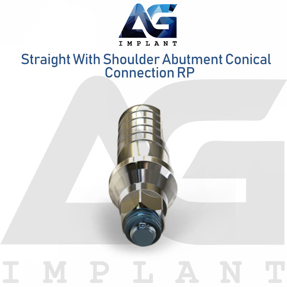 5 Straight Shoulder Prosthetic Conical Connection RP Titanium 2.65mm