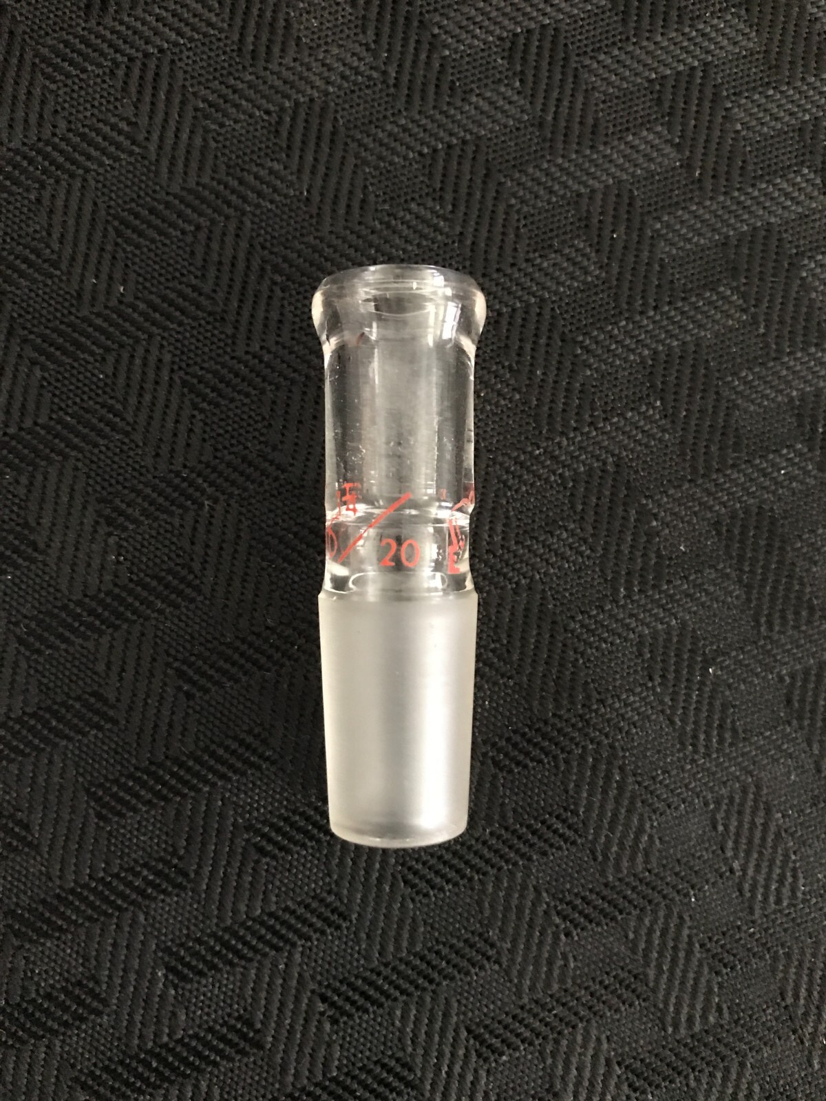 KONTES Glass 14/20 Thermometer or Vent Adapter 49mm Length x 9mm ID B