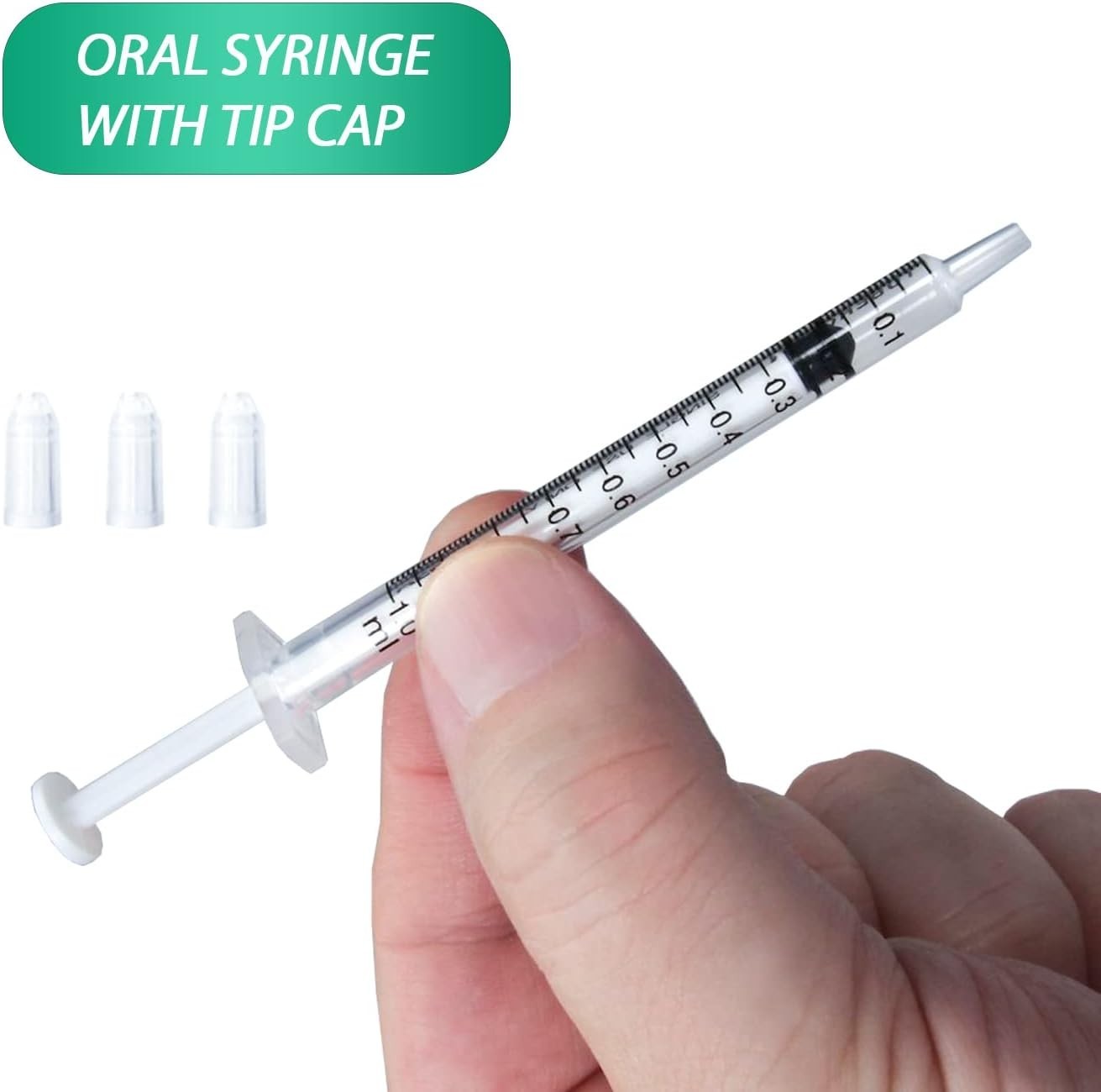1ml Syringes without Needle – 50 Pack for Accurate Liquid Dispensing & Safety