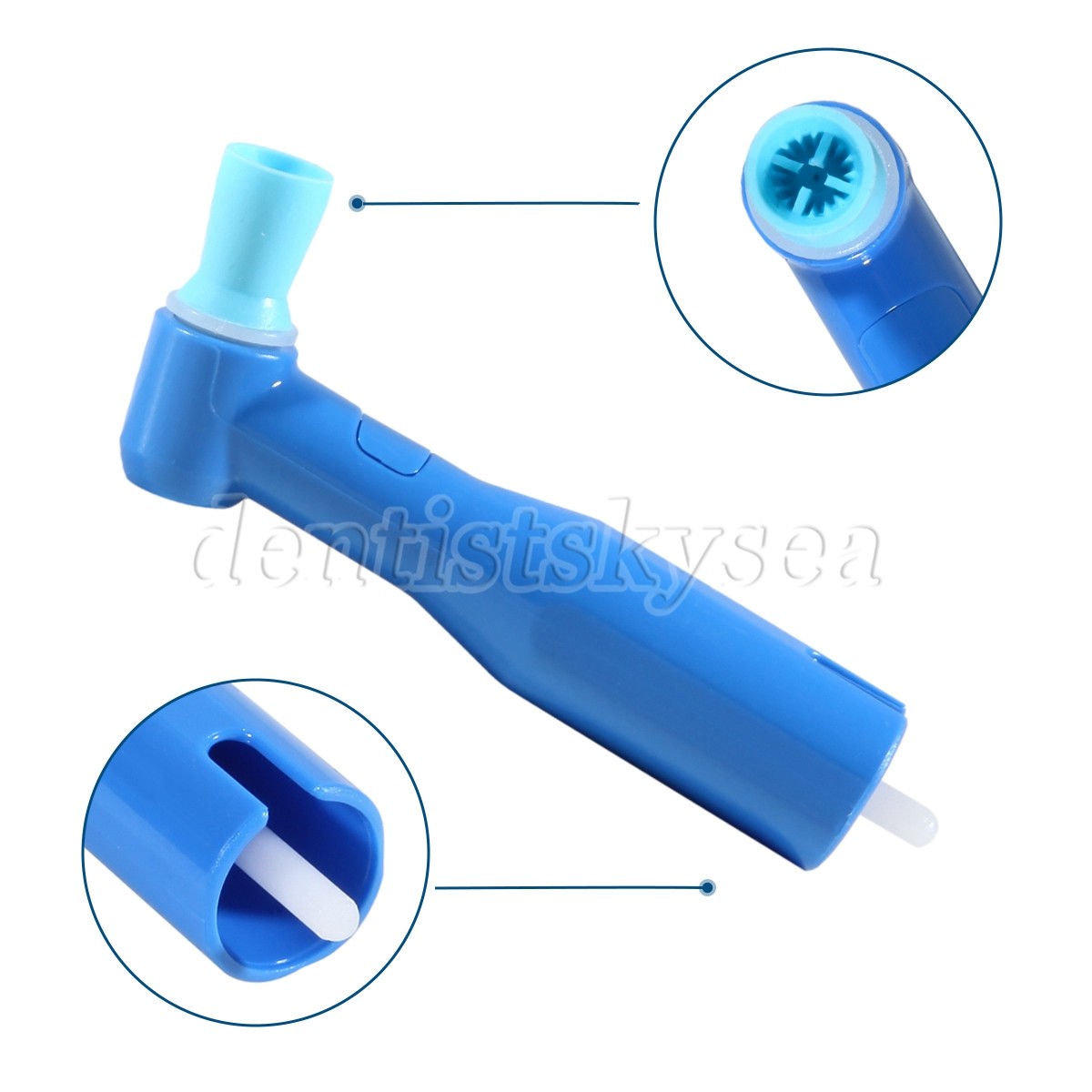 Disposable Prophy Angles Regular Latex Free Contra Angle 105° Firm 100pcs Dental