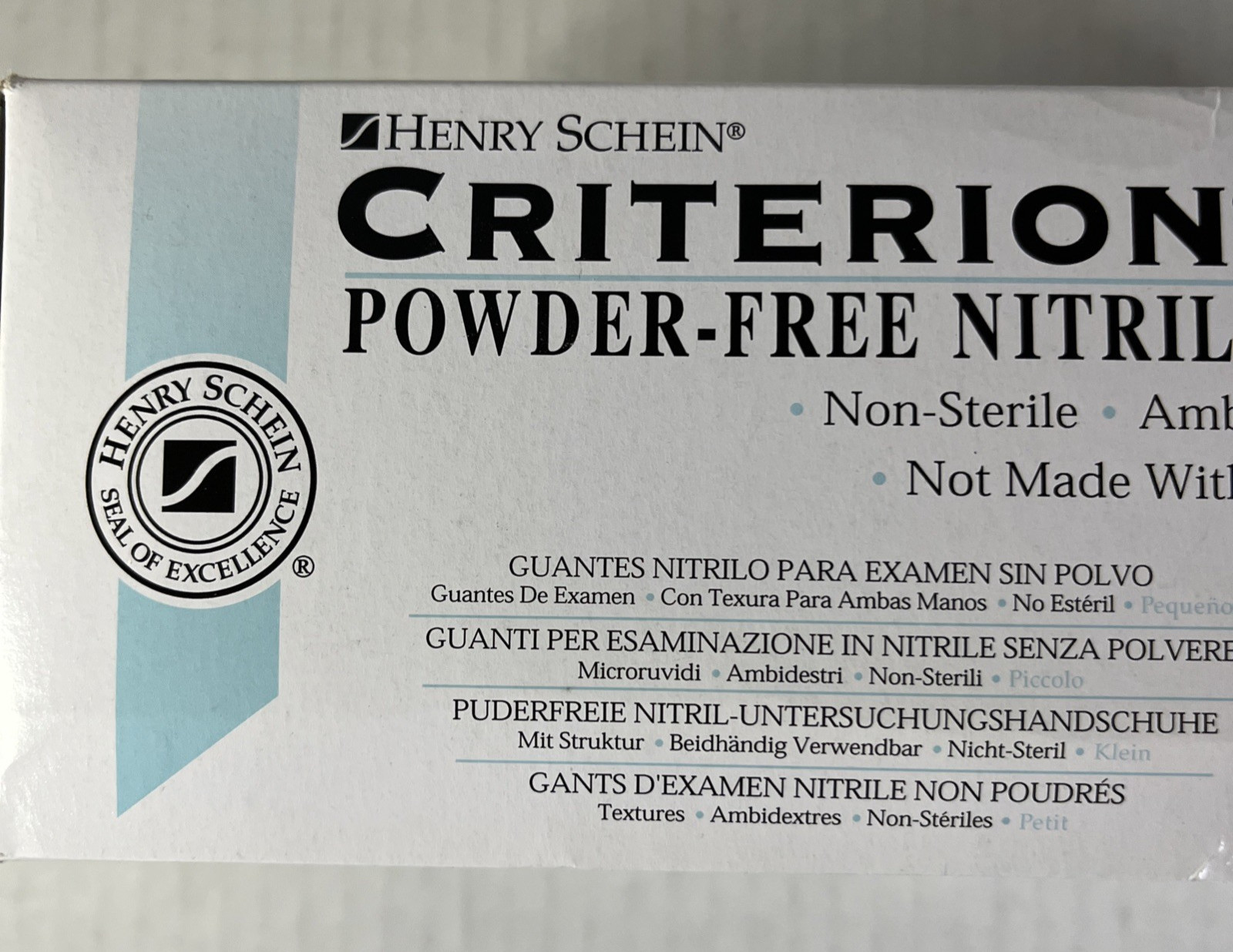 Criterion N300 Ultra Powder Free Nitrile Exam 300 Gloves Sz Small Box Brand New